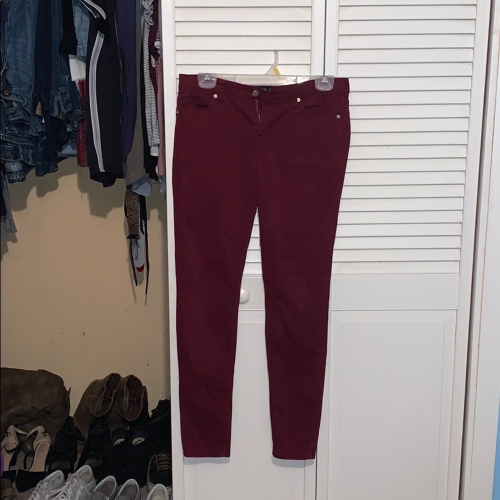 Forever 21 Maroon Jeans